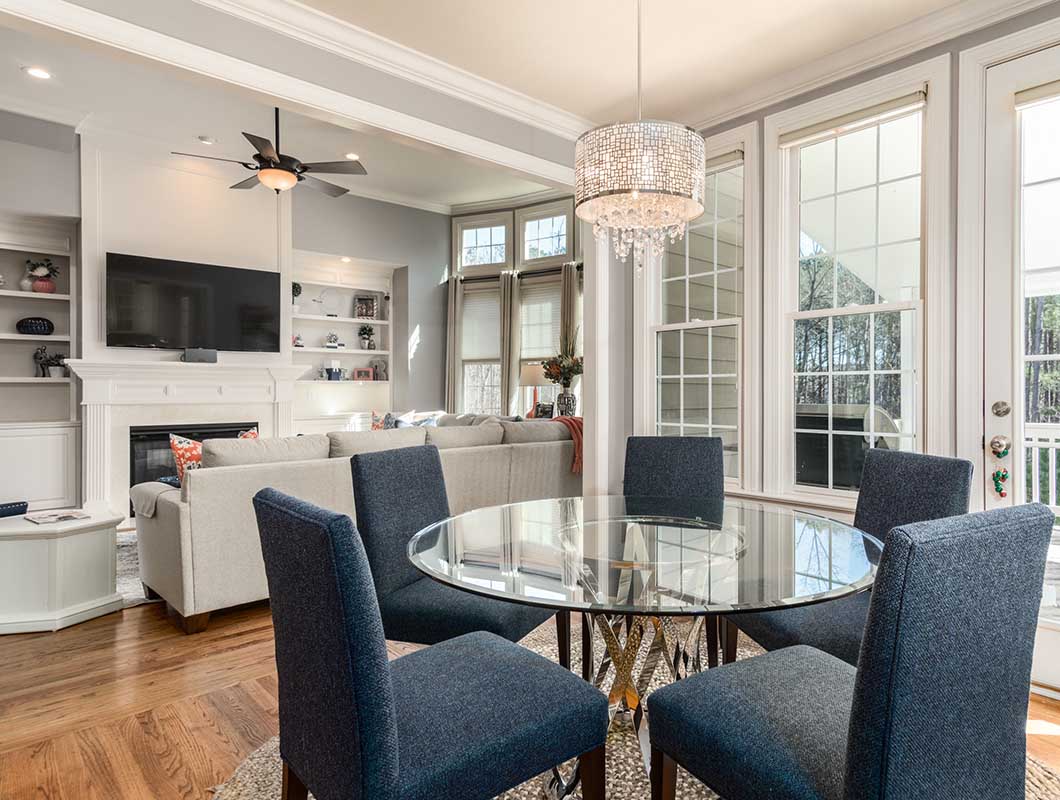 loungeroom kitchen with french doors
