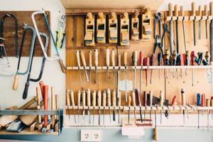 wall of tools